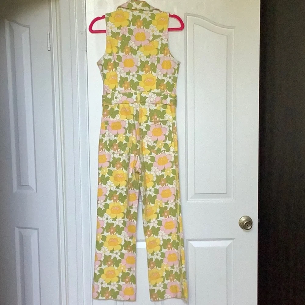 Show Me Your MuMu Floral Jumpsuit in Yellow and Green - Picture 9 of 10